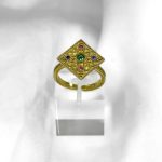 Sapphire Square Ring