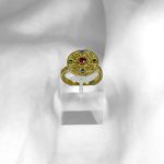 Sunburst Rosette Ring
