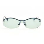 Jacquemus Miami Sunglasses in Nickel and Mint
