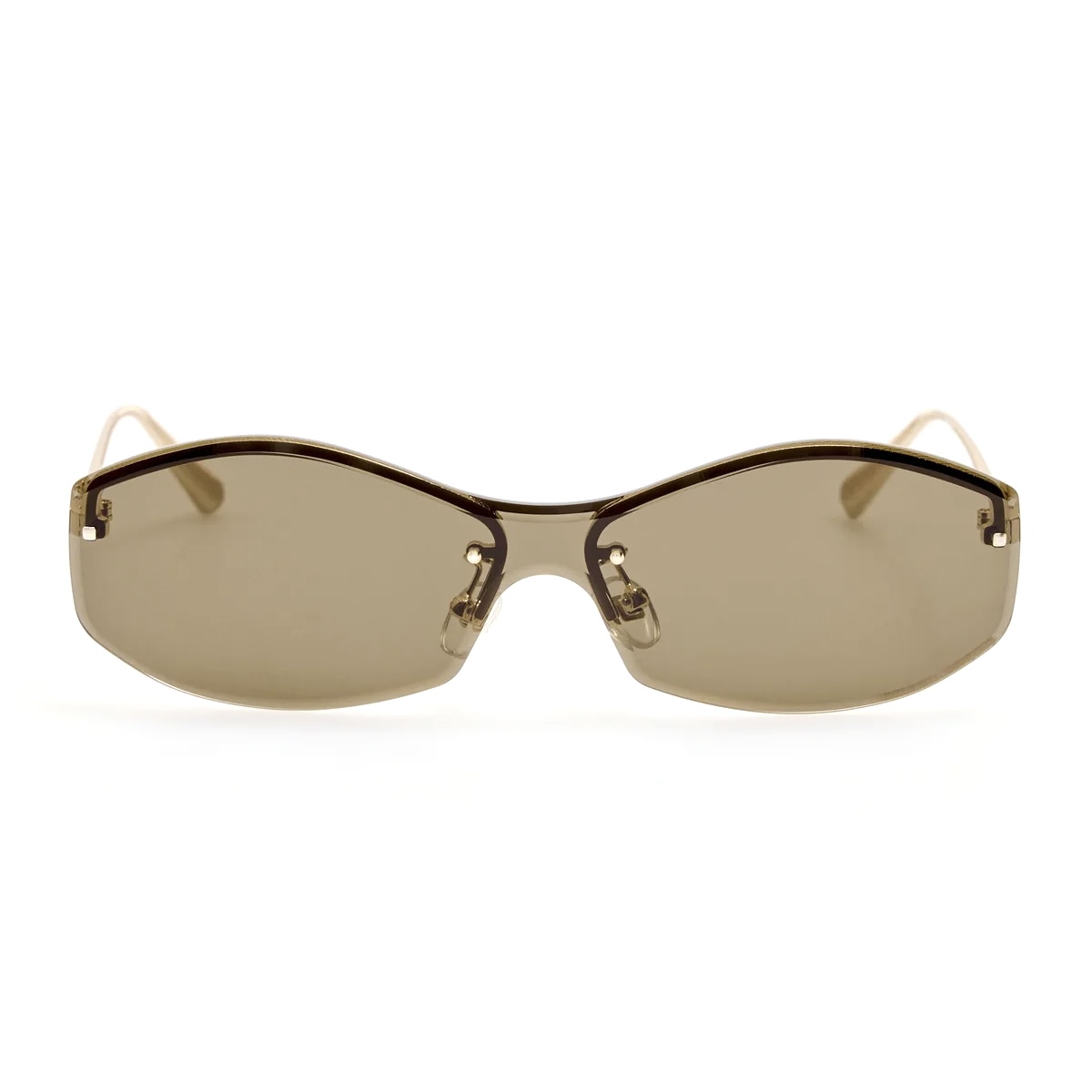 IMG_0111 Jacquemus Miami Sunglasses in Gold and Brown - Image 1
