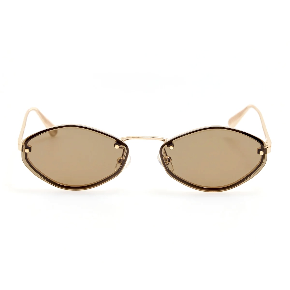 IMG_0145 Jacquemus Bellini Sunglasses in Gold and Brown - Image 1