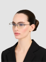 Jacquemus Miami Sunglasses in Nickel and Mint - Image 4
