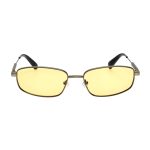 Jacquemus Sera Sunglasses in Matt Putty and Amber