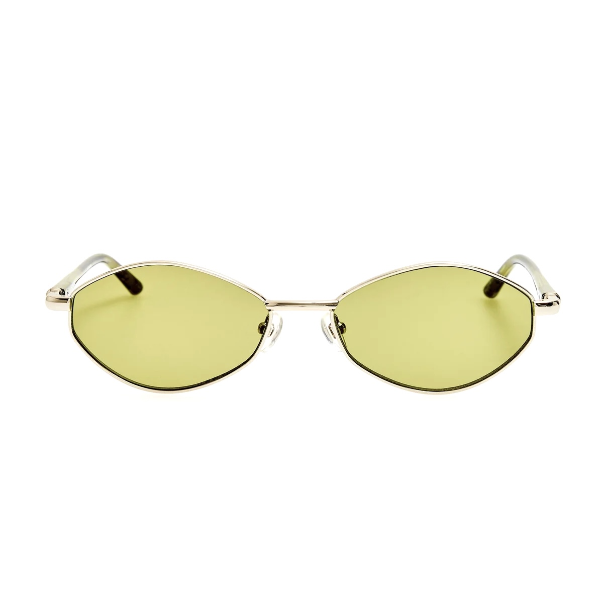 IMG_0094 Jacquemus Sirocco Sunglasses in Silver and Khaki - Image 1